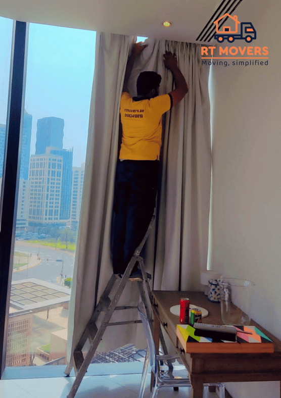 Curtain installation