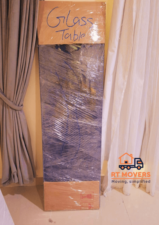 Table glass packing
