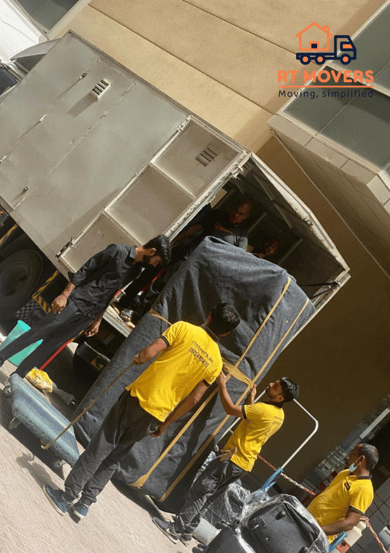 Unloading items from Truck